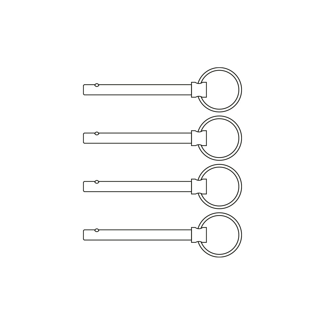 Monsoon Evo Spare Ball Lock Pin