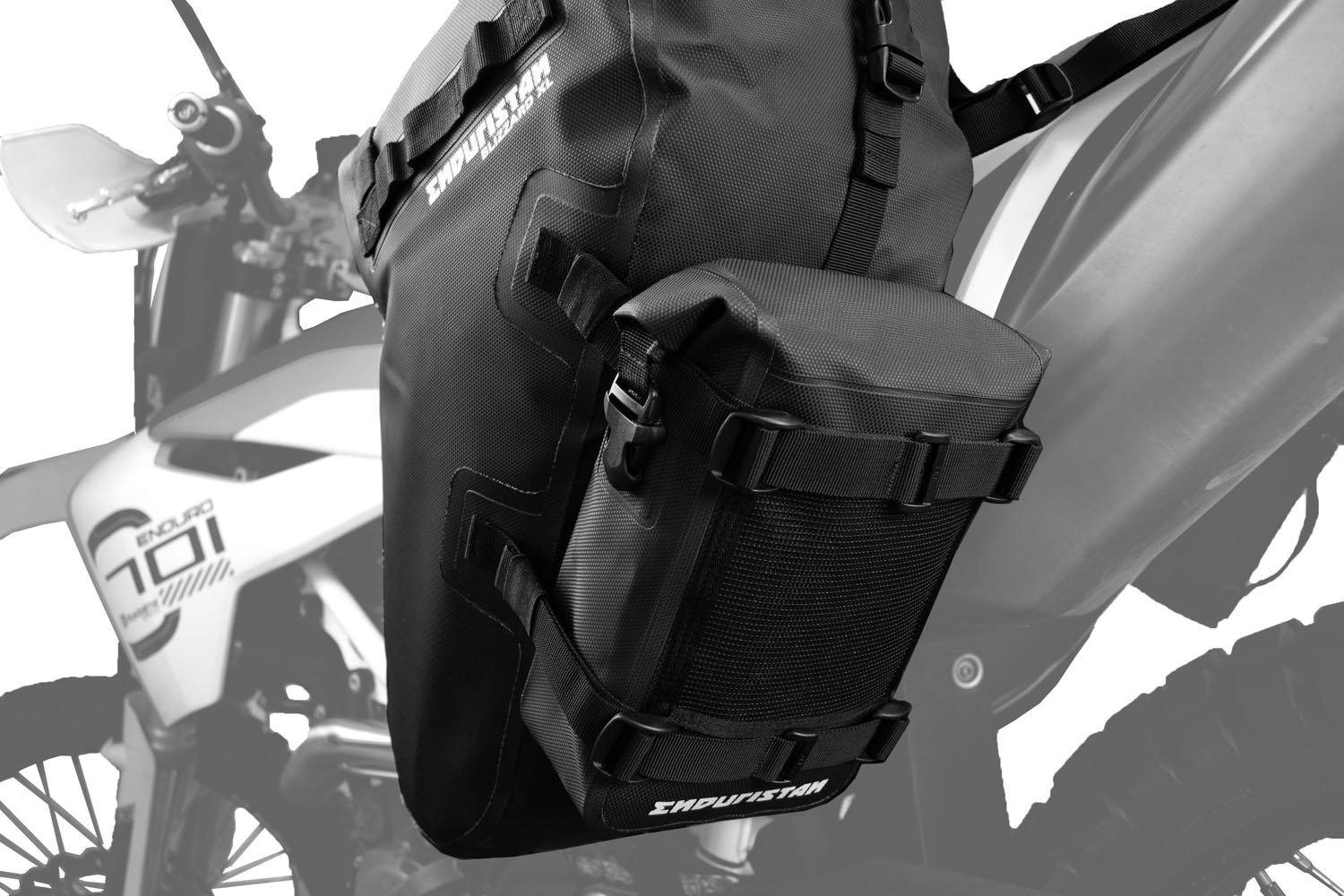 Enduristan Blizzard Xl 34lt Saddle Bags Black EN-LUSA-007-XL Luggage |  MotoStorm