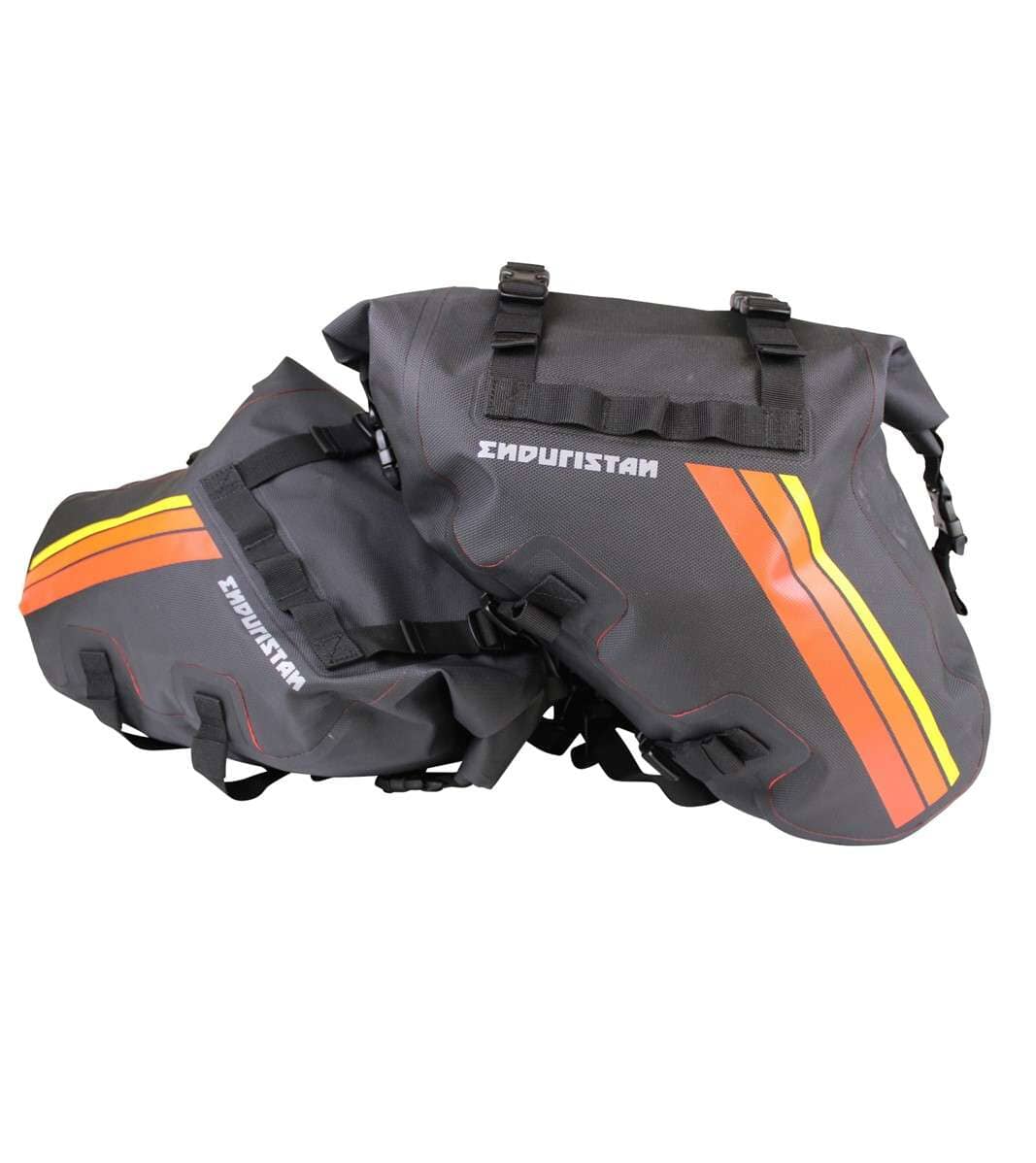 Waterproof Motorcycle Rear Seat Bag Black Motocross Moto Adventure Tail Bag  Backpack Dual Sport Biker Bag Pack with Rain Cover